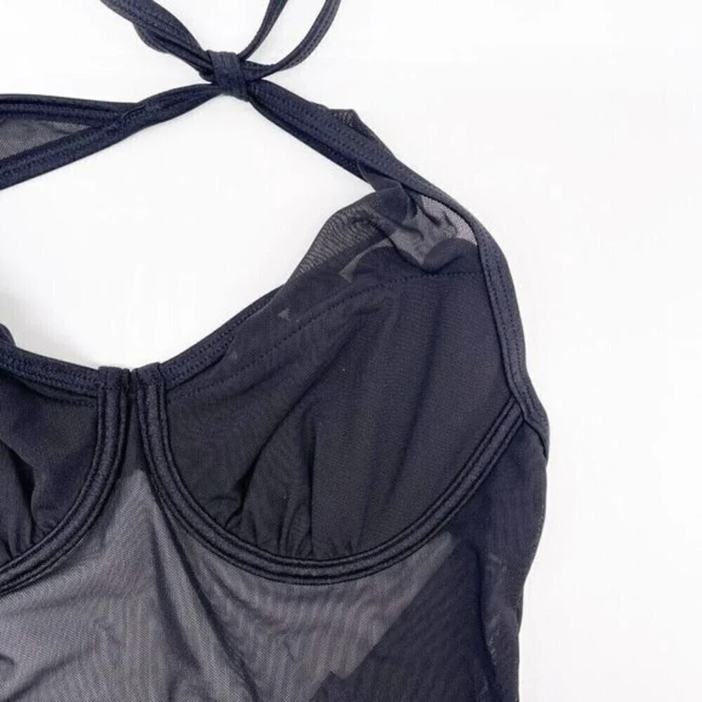 TED BAKER Underwire Scallop One-Piece Swimsuit